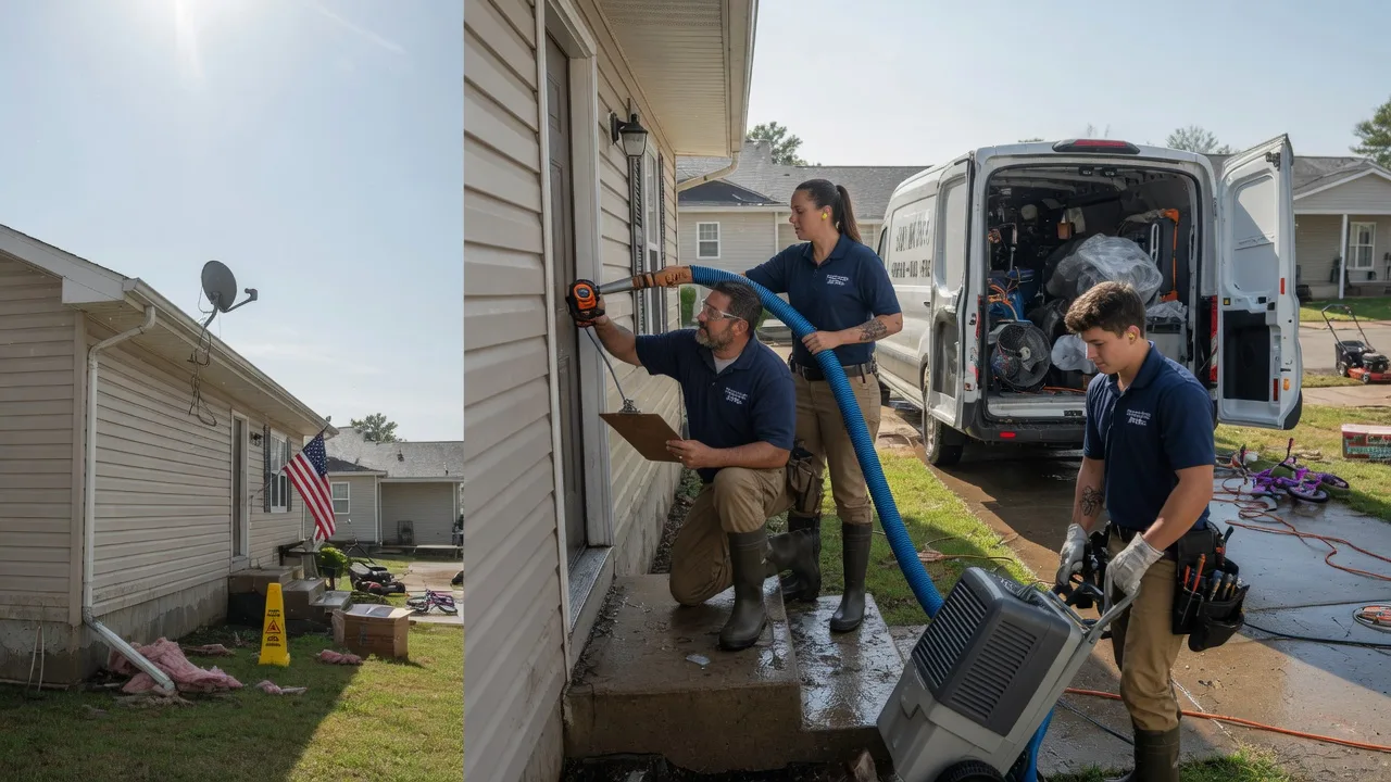 Ceiling Water Damage Restoration in Portage, OH near me